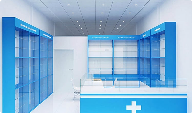 Thiết kế nhà thuốc mẫu 01