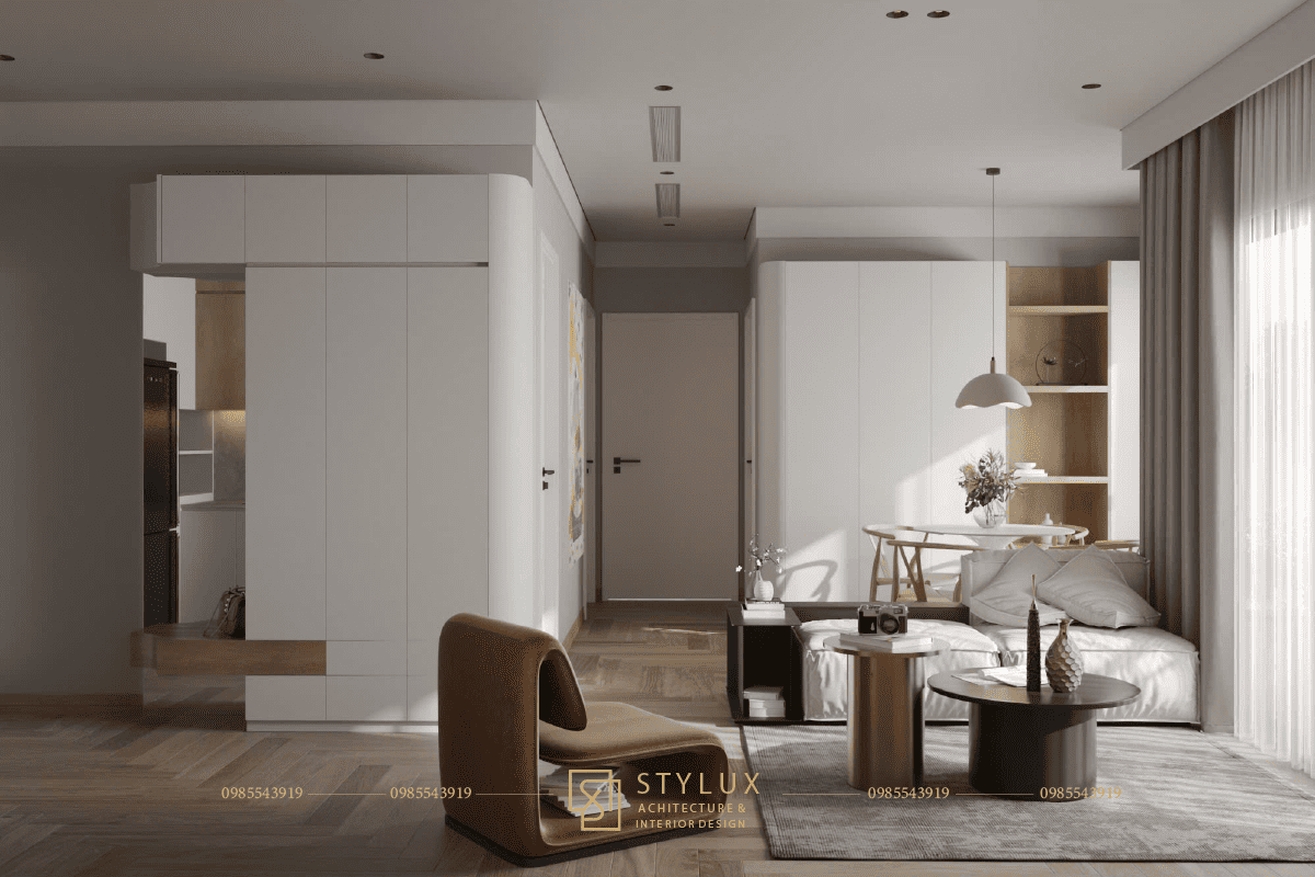 Thiết kế, thi công căn hộ mẫu 02